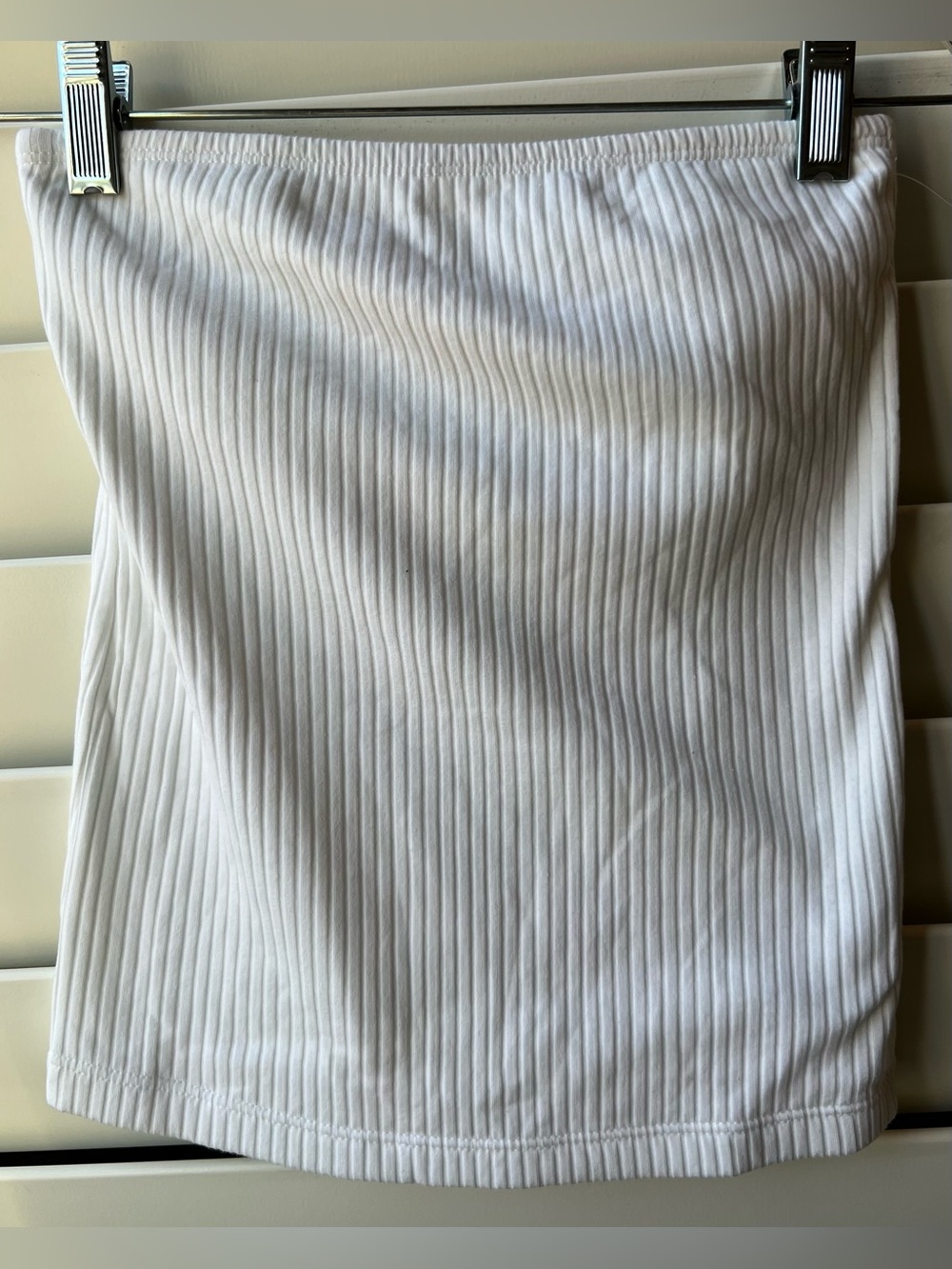 Old Navy New XS White Ribbed Tube Top